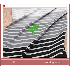 FDY stripes spandex knitting fabric