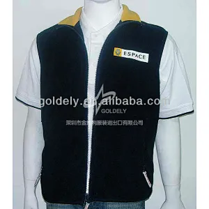 thick fleece sleeveless zip up hoodie pattern