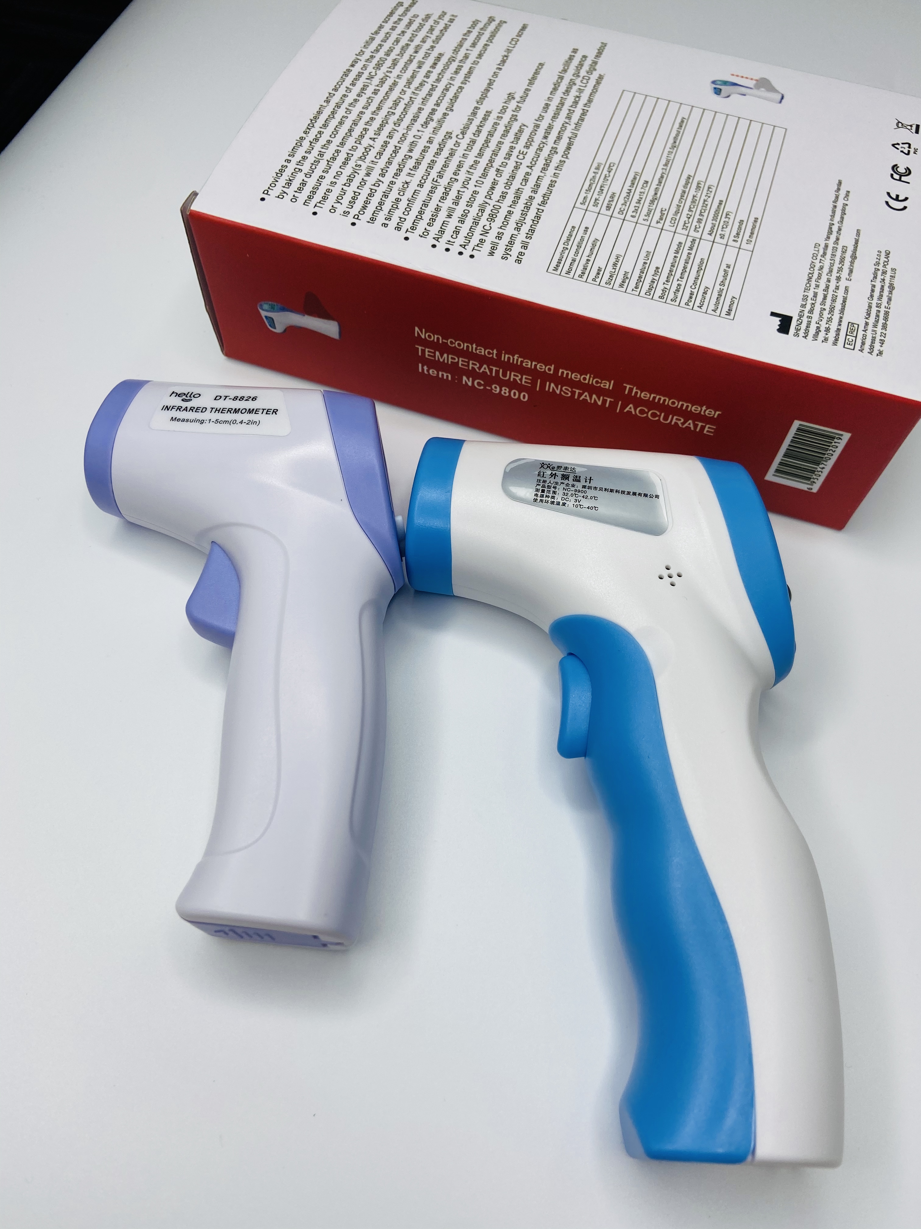 Digital Thermometer Infrared Temperature Gun [Model GP-200] Non