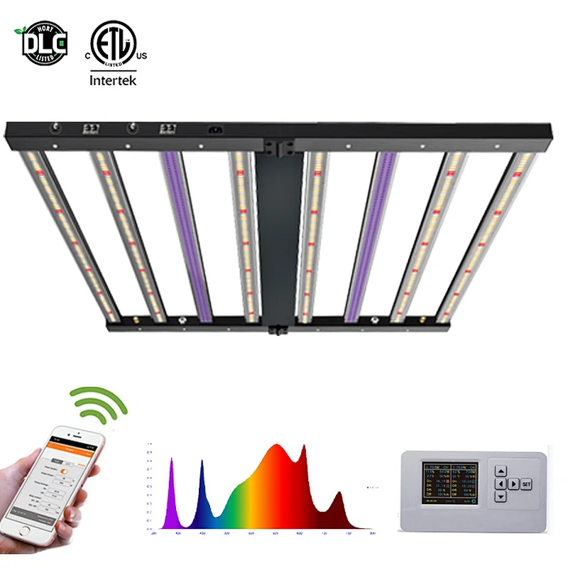 800W led indoor grow lights with IR and UV light bulbs for plants