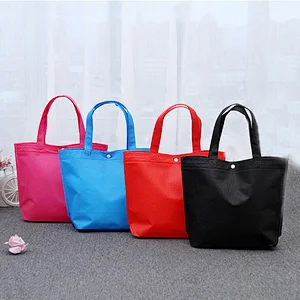 New fashion cheap foldable reusable tote pla non woven bag for shopping