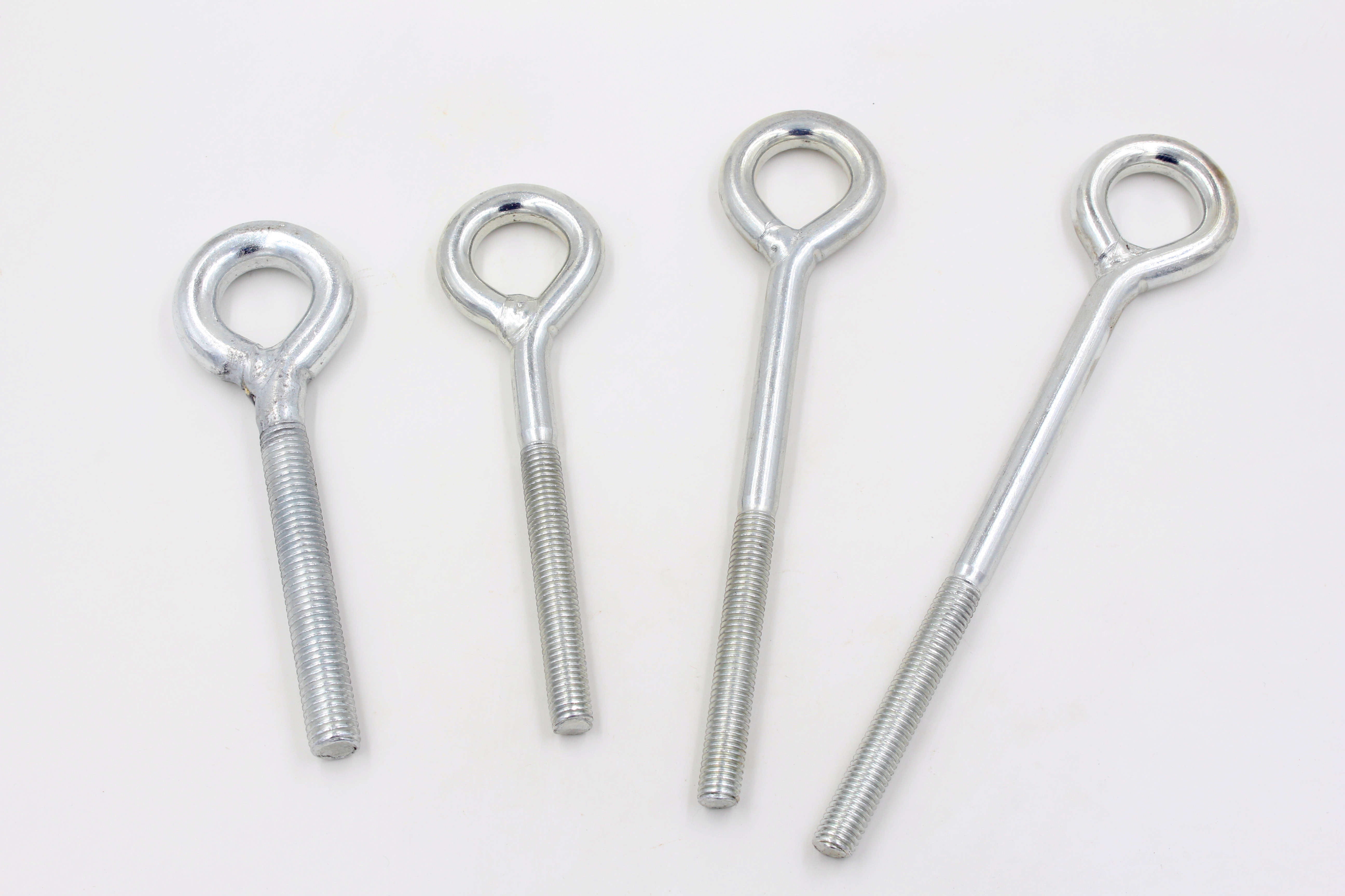 Welded Eye Bolt metric thread white zinc plated | Hebei FUAO Fastener