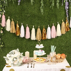 DIY Tissue Paper Tassels Party Decoration Supplies