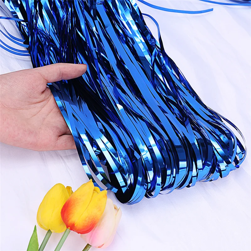 Blue Shimmer Curtains for Party