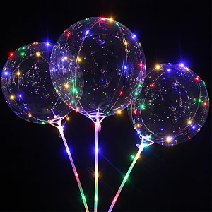 18inch Transparent Bobo balloon pre-steched