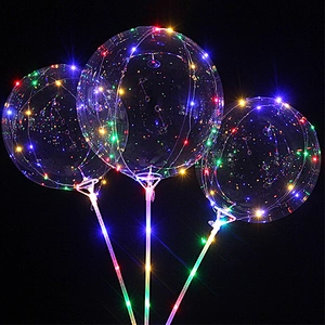 18inch Transparent Bobo balloon pre-steched