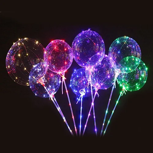 24inch transparent Bobo balloons Plain Shape