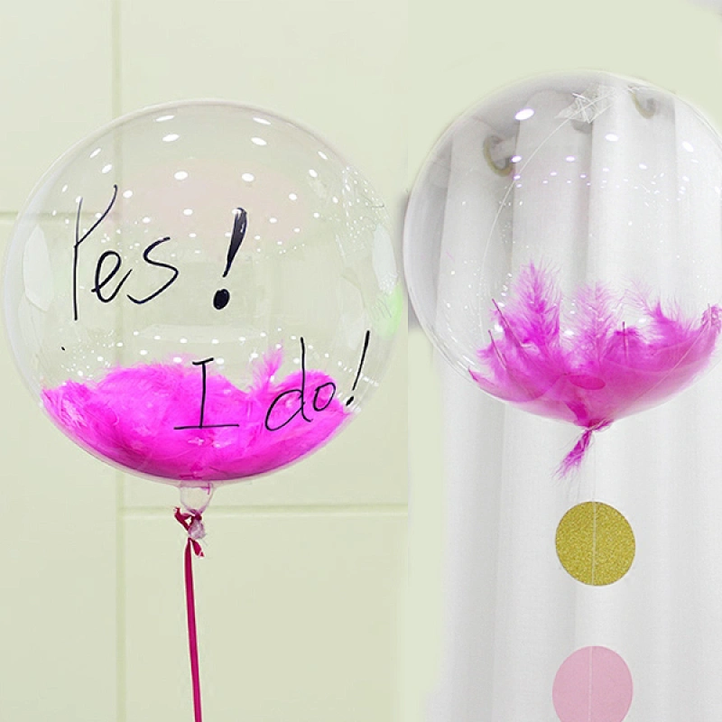 36inch Transparent Bobo Balloons plain