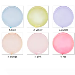 10inch Crystal Round Clear Bobo balloons