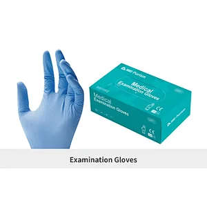 High Quality white list Blue Powder Free Non-Medical Disposable NItrile gloves