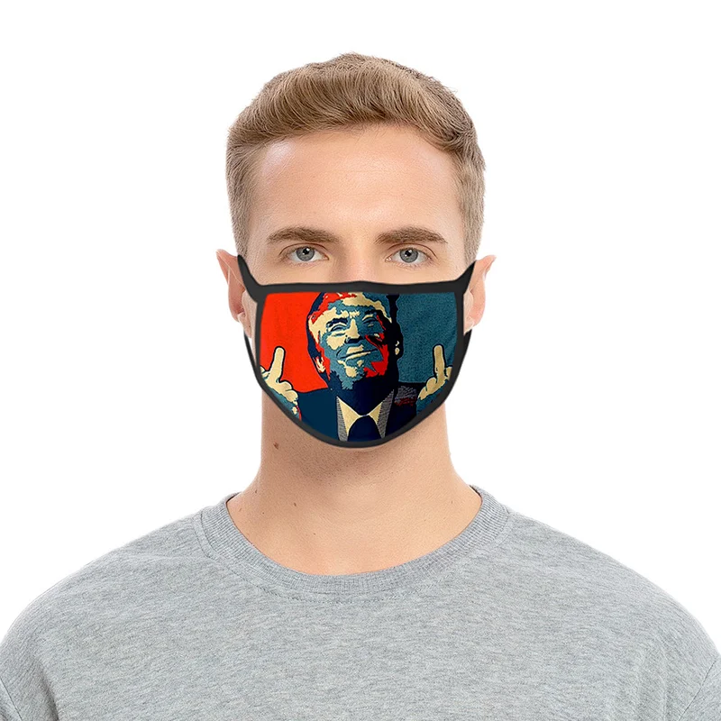 reusable anti dust customized printing logo print silk fabric washable breathable face mask