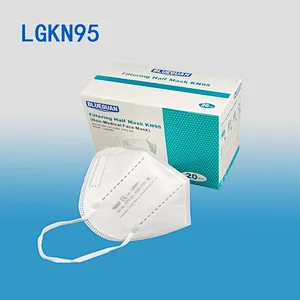 High Quality Wholesale Disposable Protective Face Mask 5 layer Filter KN95 FFP2 Mask Earloop Type