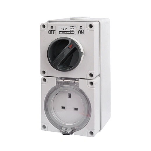 UK Marine Cabin Switch Socket 250V 10A/16A