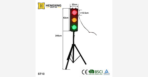 Red Yellow Green 12V Crossing High Brightness Intelligent Signal ...