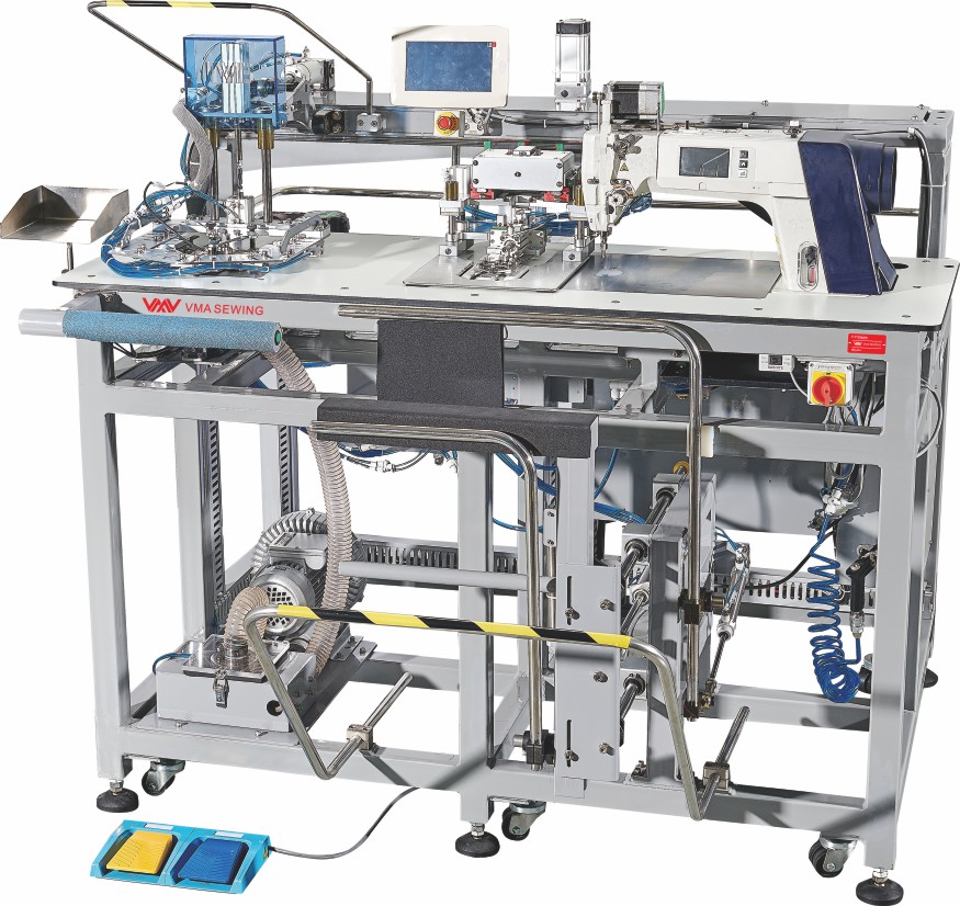 V-T7300ATP Automatic pocket attach machine for shirts/T-shirts