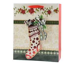 Christmas gift bag, paper bag, gift bag, handmade gift bag