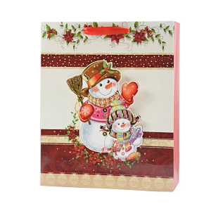 Christmas gift bag, paper bag, gift bag, handmade gift bag