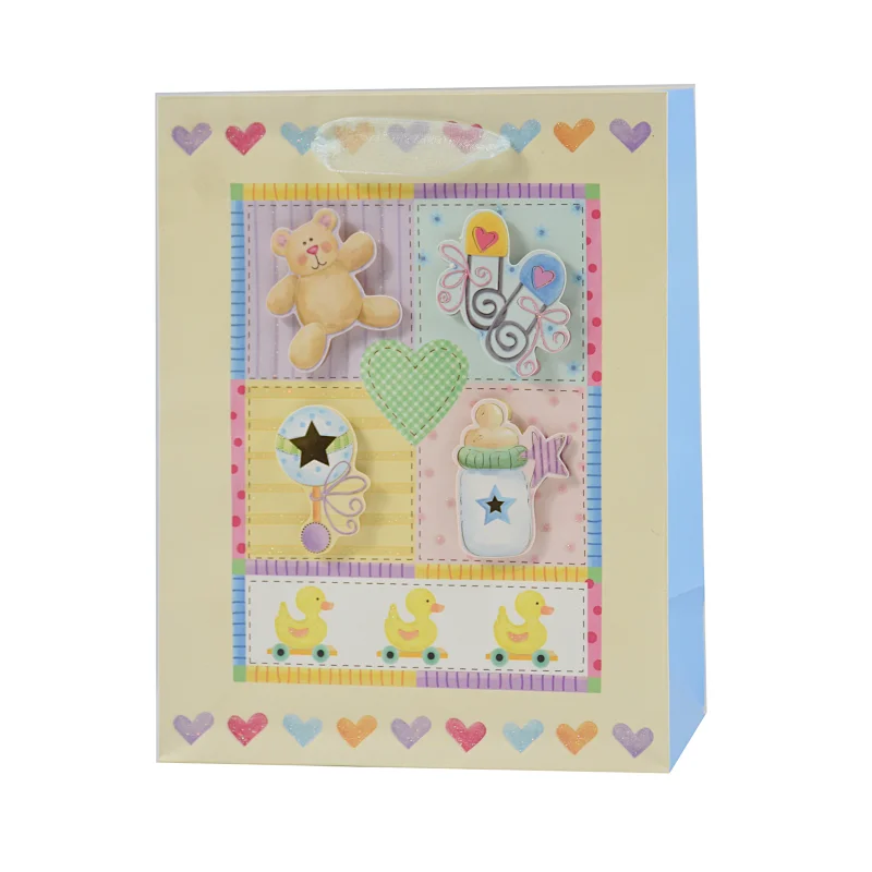 Everyday gift bag, baby bag, paper bag