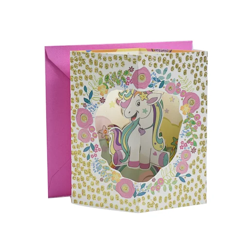 Greeting card, birthday card, glitter greeting card, handmade card