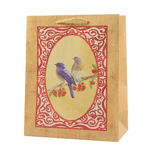 Christmas gift bag, kraft paper bag, gift bag, recycle paper bag