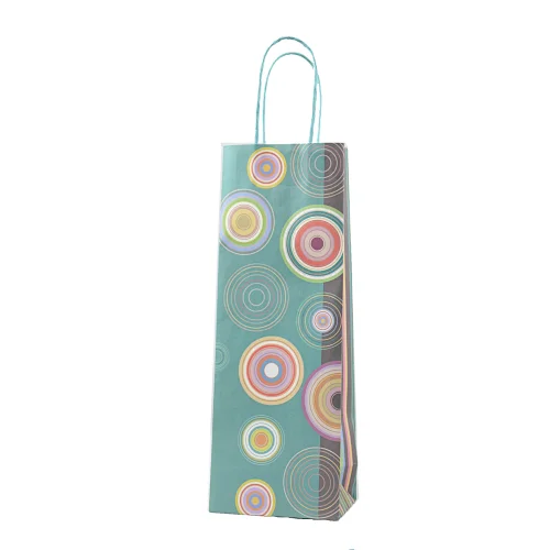 Bottle bag, paper bag, kraft bottle bag, wine bag