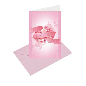 Myway Greeting Card Printing Customized Blank Handmade Tamil Love Greeting Card Cartoon Gift Custom Letters Europe Craft Toxic