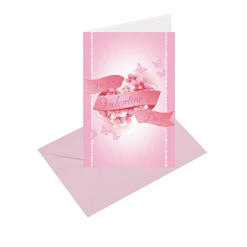 Myway Greeting Card Printing Customized Blank Handmade Tamil Love Greeting Card Cartoon Gift Custom Letters Europe Craft Toxic