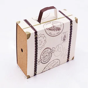 Hot sales foldable kraft paper box with hemp rope and lid for packaging sweets and gifts