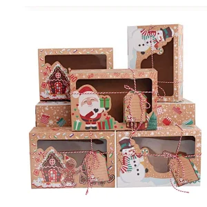 Christmas boxs Low Price White Color Green Color Orange Color Paper Boxes