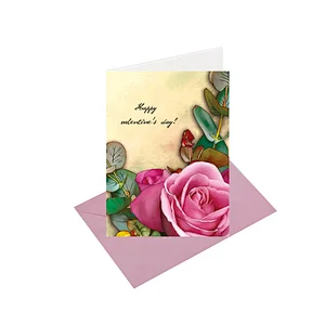 Myway Greeting Card Printing Customized Blank Handmade Tamil Love Greeting Card Cartoon Gift Custom Letters Europe Craft Toxic