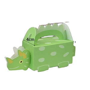 lovely dinosaur  paper box CMYK printing design for packaging gifts