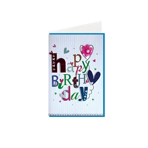 Myway Greeting Card Printing Customized Blank Handmade Tamil Love Greeting Card Cartoon Gift Custom Letters Europe Craft Toxic