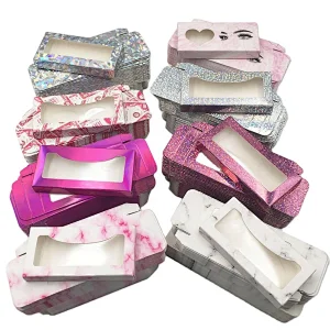 hot sales paper box foldable  for packaging eyelash and other jewelry