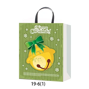 China custom fashion gift packaging Bag Good style Packaging bag with Santa Claus pattern