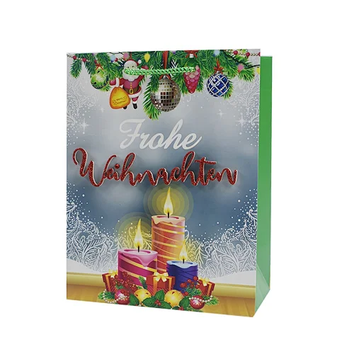 Wholesale best price newly style gift Offset printing Bag fine quality Various Christmas gift bag Packaging