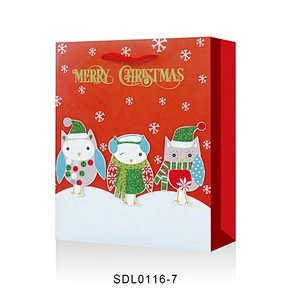 Factory supplier gift packaging Bag Best selling Various snowman patterns Packaging