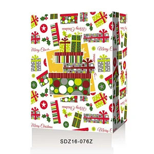 Professional manufacturer gift packaging Bag custom logo Lovely Christmas gift bag