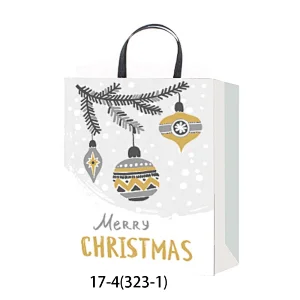 Best factory White gift packaging Bag Good style Various Christmas gift bag Packaging