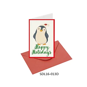 Best sell wholesale Letter pattern Cards Popular hot selling Christmas greeting Paper card