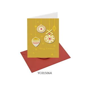 Wholesale modern design Thank You Cards Latest design Christmas greeting Paper card