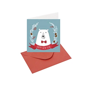 Factory Custom Animal design Cards  Manufacturer sale Christmas greeting Paper card