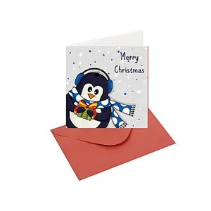 Best sell wholesale Animal design Cards  OEM Customized Christmas greeting Paper card