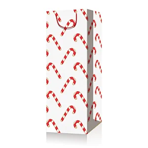 Stock Colorful bottle paper bags with Xmax designs suitable for packing gifts or wines
