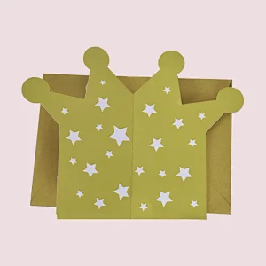 Hot Sales Pop Up Gold Stamping Greeting Card Handmade For Friends Birthday