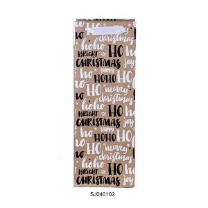 Factory High Quality Brown Kraft Paper Wine Bag Gift Wholesale Paper Wine Bags