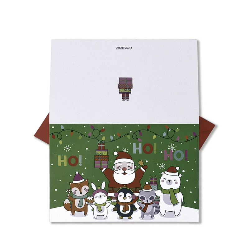 3D Pop Up Christmas Greeting Card Custom Cards for Festival