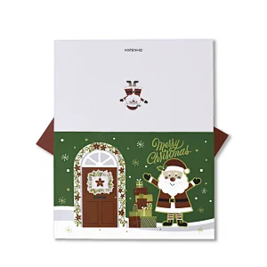 Merry Christmas Custom Greeting Card 3d Pop Up Custom Cards for Festival-4