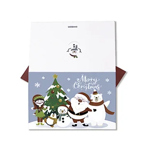 Merry Christmas Custom Greeting Card 3d Pop Up Custom Cards for Festival-5