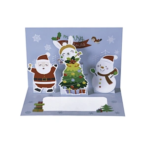 Merry Christmas Custom Greeting Card 3d Pop Up Custom Cards for Festival-2