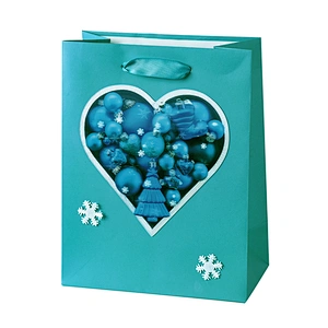 Lenticular sticker gift paper bag for packing presents